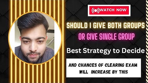 🤔Single Group vs Both Groups in November 23 || How to decide? ||CA Final ||CA Inter @CA_Kalpit_Goyal