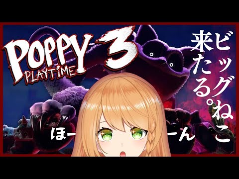 ＼⚡ PoppyPlaytime Chapter3 🐱／目イっちゃってるネコチャン来た💭🖤〖 #勇凪エレナ / ビビドニア 〗