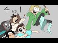 Minecraft Manhunt 4v1 (Dream Team Animatic)