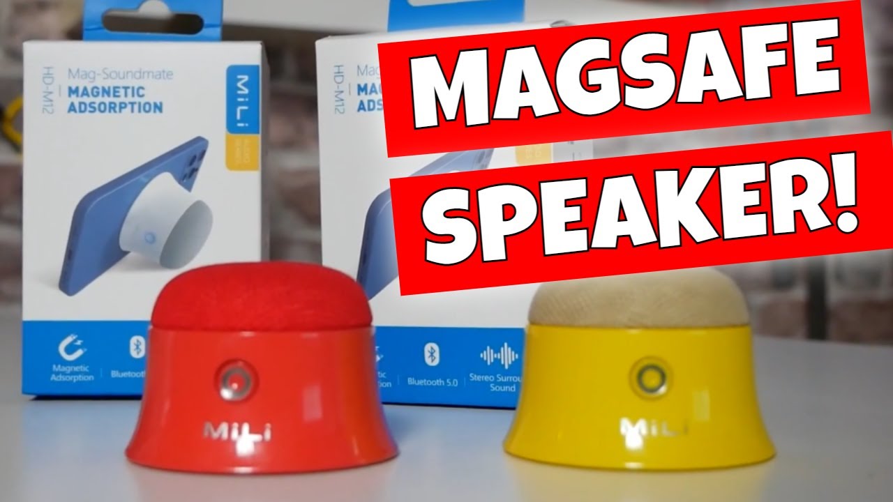 Compact Mag Go Speaker Compatible with MagSafe