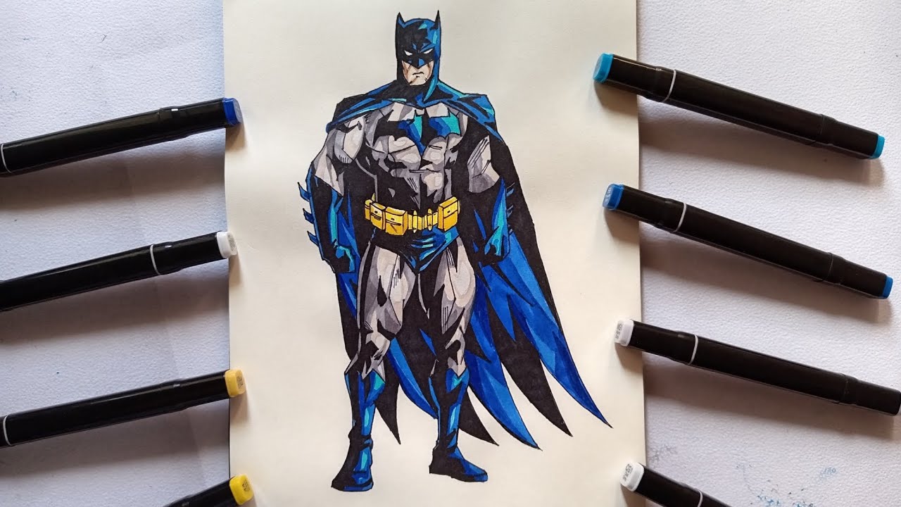 Dibujo de Batman 🦇 DC comics🖌️ 