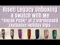 Risen Legacy Dip Acrylic Powder Unboxing | Swatch With Me | | 2 NEW Exclusive UNNAMED Holiday Dips