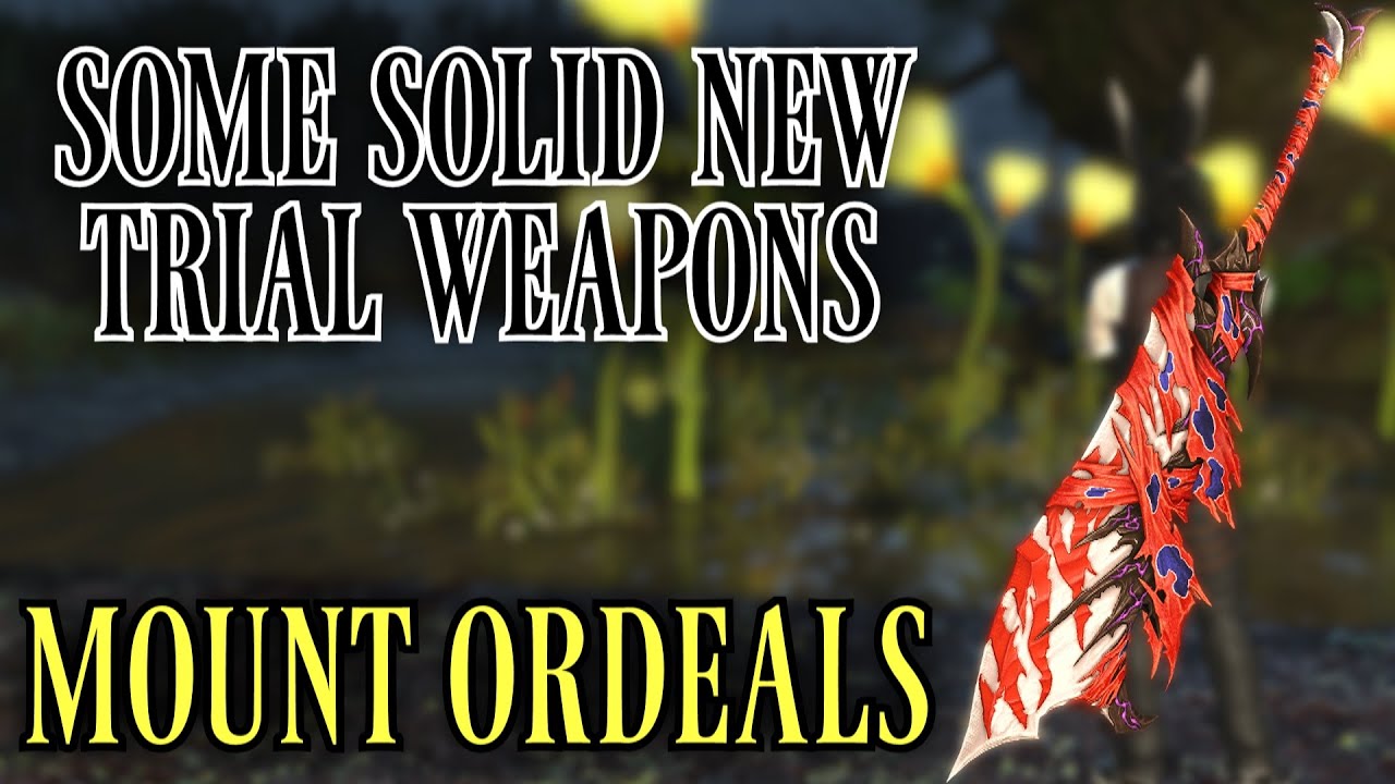Mount Ordeals Trial Weapons (FFXIV Patch 6.3)