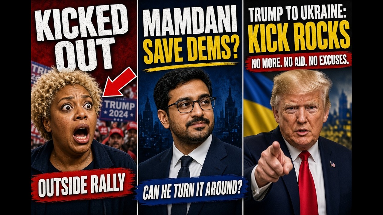 Black MAGA Booted From Paxton Rally, Mamdani vs Democrats & Trump Tells Ukraine to Kick Rocks