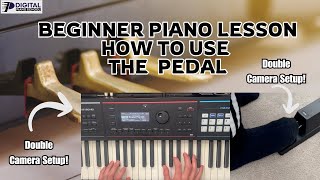 How to Use the Pedal on Piano & Keyboards | Beginner Piano Lesson | Easy Piano Pedal Tutorial