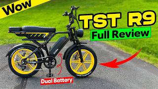 TST R9 Full Review - Dual Battery Moped Style Electric Bike - Is This The Best?