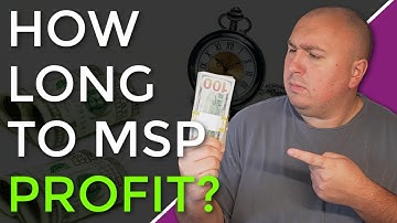 How Fast Can You Make Your MSP Profitable? The Real Timeline!