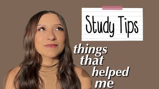 STUDY TIPS | things I did in RT school to PASS