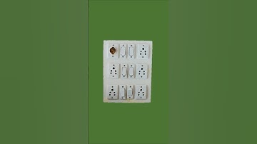#electrician #shorts video || 6 switch 5 socket 1 bulb holder board wiring diagram || #electricaltip
