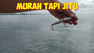 MANCING CASTING DI PINGGIR LAUT CUKUP LURE MURAH