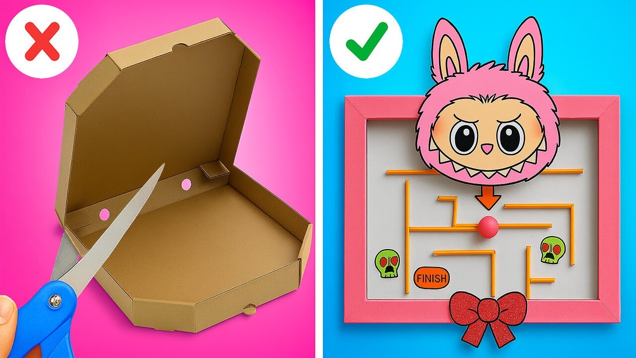 📦CRAZY CARDBOARD HACKS 🤯 ️ | Creative DIY Ideas by 123 GO! GLOBAL - YouTube