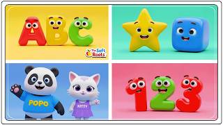 Preschool Learning activities for 3 year olds at home | Learn ABC Phonics Shapes Numbers Colors 🌈 screenshot 2