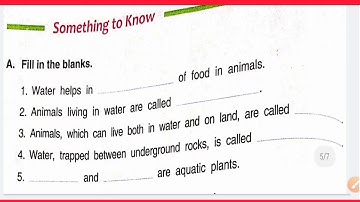DAV, Class 5 , Sci Part A, B, C of Lesson-7 , Importance of Water