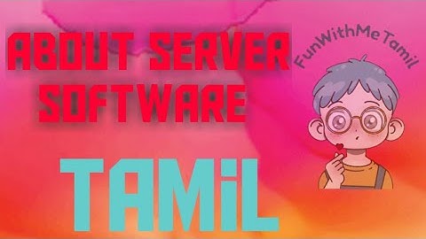 About Minecraft Server software in Tamil || #tamil #funwithmetamil #serversoftwaretamil