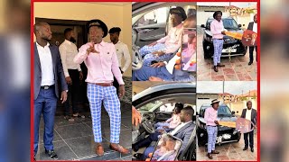 Shatta Wale officially Presented the Asaase Car to the Winner (SM Fan)