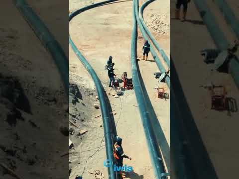 Vídeo: Construcció d'una canonada d'aigua a partir de canonades HDPE
