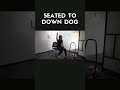 Seated To Down Dog #exercise #rehabilitation #youtubeshorts #physicaltherapy #rehab #exercisetips