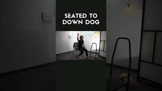 Seated To Down Dog #exercise #rehabilitation #youtubeshorts #physicaltherapy #rehab #exercisetips