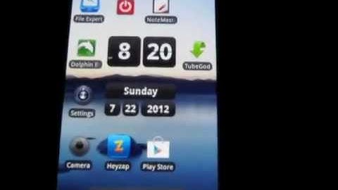 Fingerprint lockscreen Android app How to Video