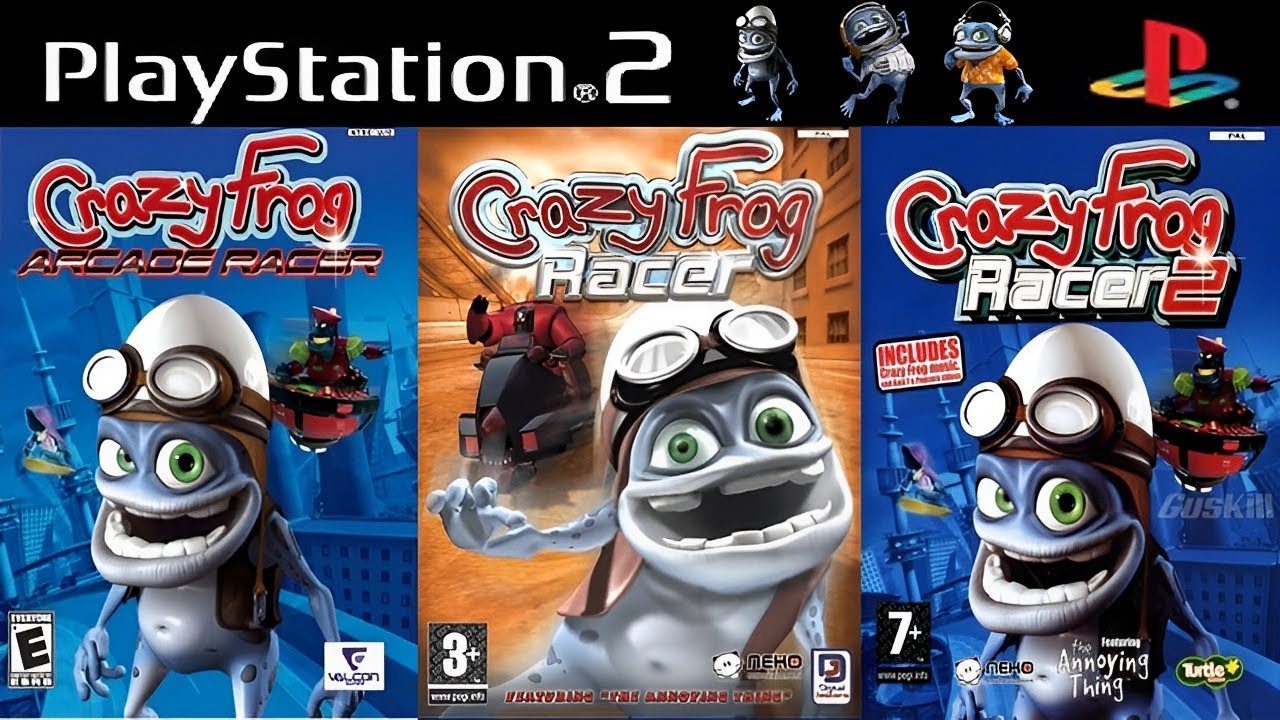 Juegos raros de PS2: Crazy Frog, Claymation Celebrities, reseñas de juegos  de carreras — Eightify