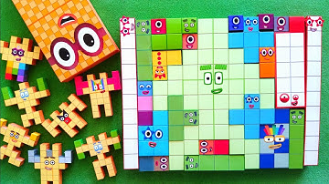 Looking for Numberblocks NEW 40 200 Puzzle Tetris Shape | ASMR chirping of birds