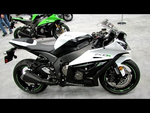 なつき 2014 Kawasaki Ninja ZX-10R Walkaround - 2013 NY Moto Show
