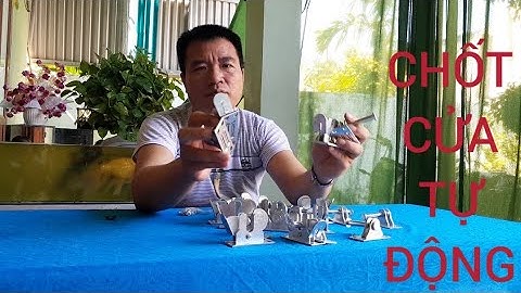 BỘ CHỐT KHÓA CỬA CỔNG TỰ ĐỘNG THÔNG MINH MẪU MỚI MẠ KẼM VÀ INOX CAO CẤP CHO MỌI NHÀ 