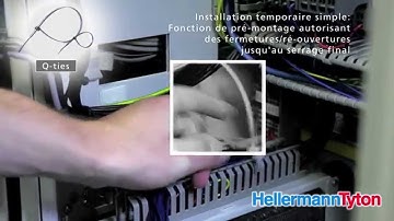 HellermannTyton - Colliers de serrage à tête ouverte Série Q (FR)