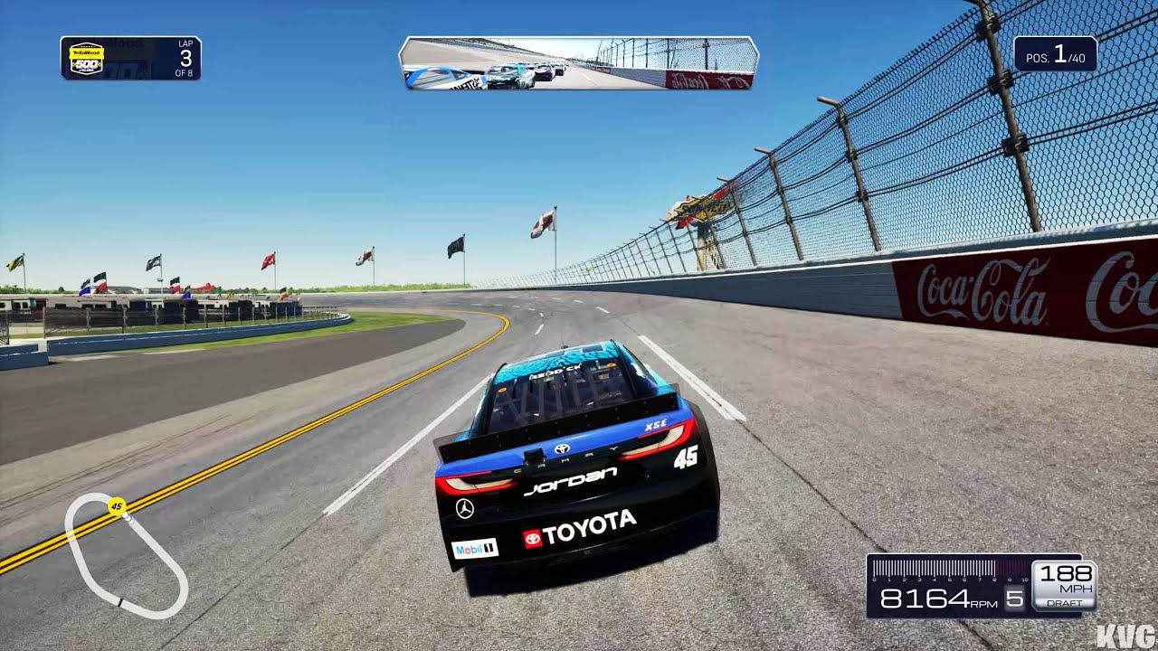 NASCAR 25 - #45 Tyler Reddick (Toyota) - Gameplay (PS5 UHD) [4K60FPS]