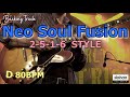 NEO SOUL FUSION (2-5-1-6)/ Smooth Jazz Backing Track (D 80 BPM)