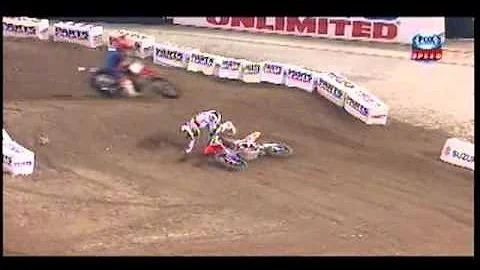 Wil Hahn CRASH 250 Toronto Supercross 2013 RD12