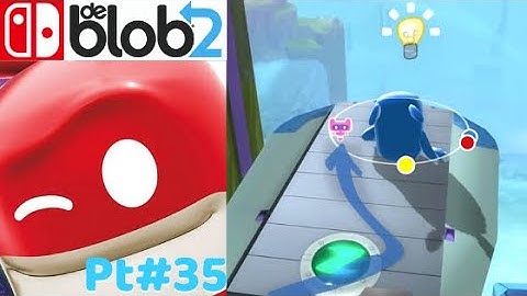 De Blob 2 Walkthrough Gameplay - Part 35 - Railing in the descent city! | Nintendo (Switch)