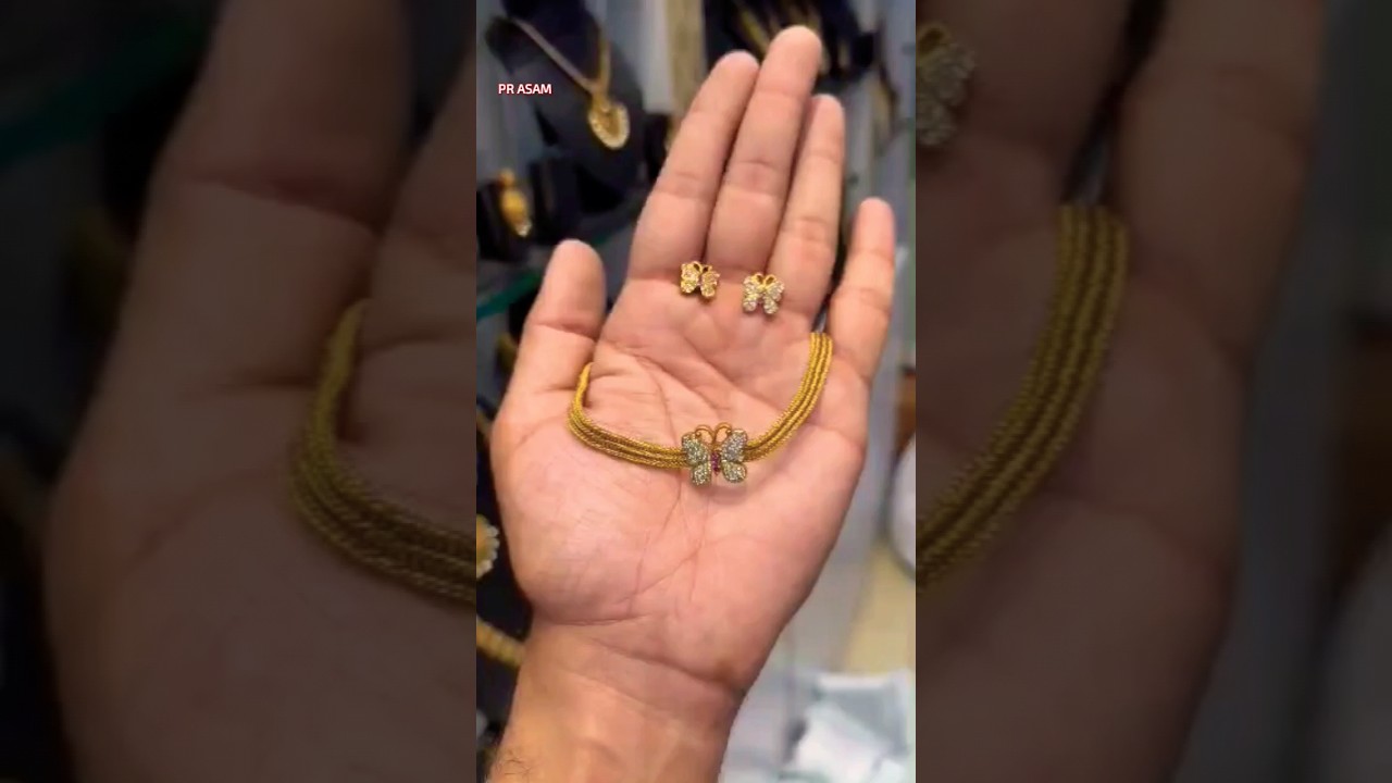 Beautiful Butterfly Necklace ll chokar 