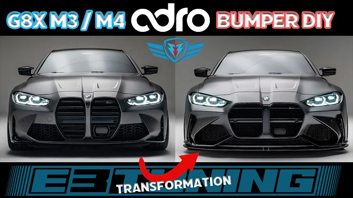 Installing the ADRO G8X M3/M4 Front Bumper - For DIY or Body Shop Reference - Get to the Point #GTTP