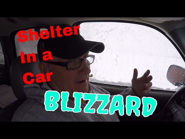 In a Blizzard, Shelter in Vehicle | How to Get Comfortable | Preparedness