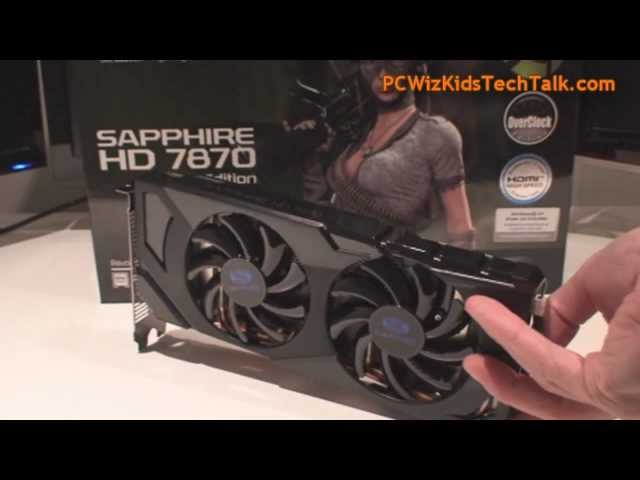 Sapphire HD 7870 GHz OC Edition 2GB Video Card Review & Benchmark Tests -  YouTube