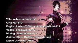 ENGLISH 'Monochrome no Kiss' Kuroshitsuji/Black Butler (Full) chords