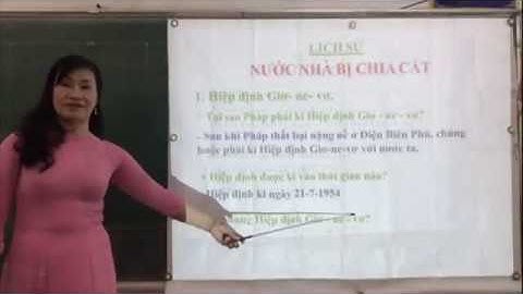 Trường Tiểu học Lê Văn Thọ - Lịch sử - Tuần 21 - Cô Phạm Thị Phương