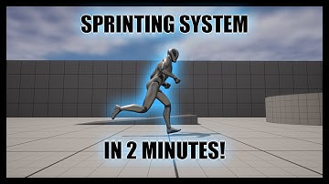 How To Make A Sprinting System In 2 Minutes! | UE4 & UE5