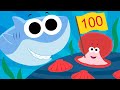 Lets count to 100  ft finny the shark  super simple songs