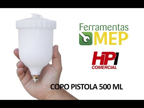 Copo Para Pistola de Pintura 500ml Rosca Externa