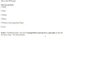 URL Variables and AJAX, Learn AJAX Techniques From Beginner To Advanced,#Learn Your Self XP#