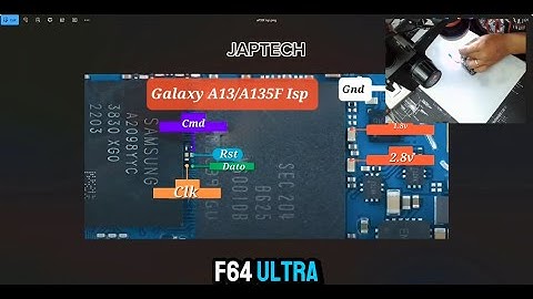 Samsung A135F exynos chip frp/google acc problem remove via jtag using F64 ultra