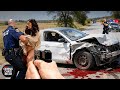 Insane Most Brutal Police Dashcam Moments: Wild PIT Maneuvers and High -Speed Crashes #10