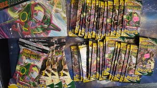 weighing Pokemon evolving skies booster packs part 2 #pokemon #packopening #evolvingskies