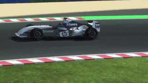 (RFactor 2) F1 2004 Williams FW26, Magny-Cours Hotlap