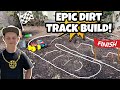 Monster Truck Backflips! Building an EPIC dirt track!