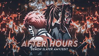 After Hours I Akaza & Kokushibo Demon Slayer [AMV/Edit] | Malikedits69