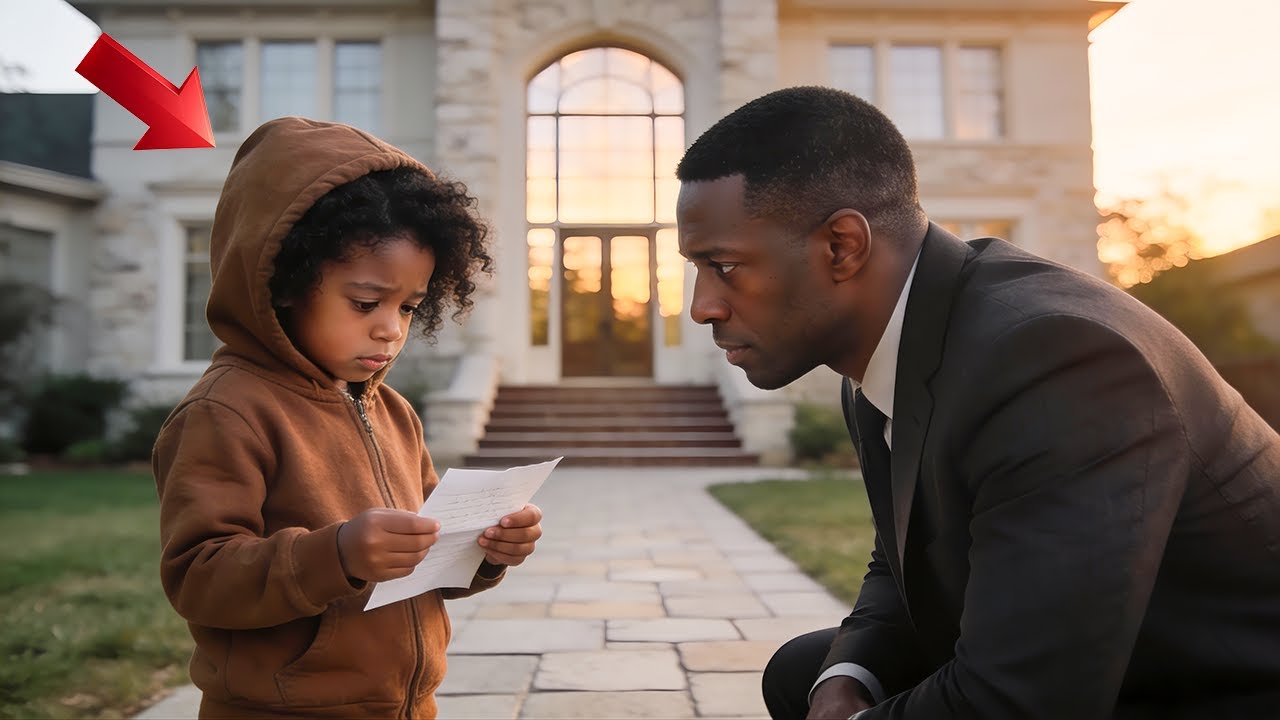 A MYSTERIOUS MESSAGE BROUGHT A BLACK GIRL TO A BILLIONAIRE’S HOME — WHAT HE DID MADE PEOPLE CRY