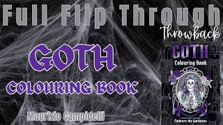 Details Full Coloring Book Flip Through | Goth Colouring Book | Maurizio Campidelli Update